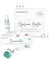 FACES OF FEY Microneedling Set gegen vergrößerte Poren – Dermaroller 0,25 mm mit ECHTEN 192 Nadeln - 10% Niacinamid Serum & Sanitizer für eine strahlende Haut