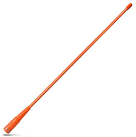 HYS ConnecteurS SMA mâle Antenne Double Bande 144/430MHz UHF/VHF Elite Antenne Compatible avec TYT MD-UV380 MD-380 YAESU VX-6R WOUXUN Kenwood Radio (Orange)