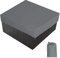 AMGJ Copertura per Vasca Idromassaggio da Giardino Telo Protettiva per Piscina Tessuto in Poliestere 190T Copertura Square per Spa con Borsa di Stoccaggio Grigio,220x220x30cm
