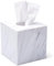 Taschentuchbox-Abdeckungshalter, quadratisch, Marmor, für Badezimmer, Schminktisch, Nachttisch, Schlafzimmer, Wohnzimmer, dekorative Dekoration, WC-Organizer, Taschentücher (Marmor, quadratisch)