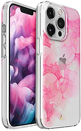 LAUT Crystal Ink, Schutzhülle für iPhone 13 Pro, Ruby red/pink