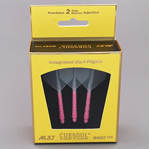 CUESOUL ROST T19 Integrierter Dartschaft und Flights Big Wing Shape, 3er-Set
