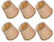 Lampenschirm E14 Klein, kleine Bronze Lampenschirme, 6er-Set, Glockenlampenschirme, moderner UNO-Einbau für Hängelampe Tischlampe Stehlampe Ersatz