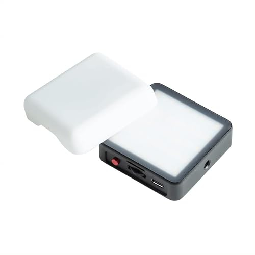 Instarter Mini LED Videoleuchte, magnetische Studioleuchte Magsafe-kompatibel, Kamera Beleuchtung 360° RGB, dimmbares Videolicht