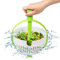 Petite essoreuse à salade, panier de vidange rotatif rapide et facile, séchoir à légumes, nettoyeur de fruits, filtre de lavage de légumes de cuisine avec poignée pliable – Déshydratation centrifuge