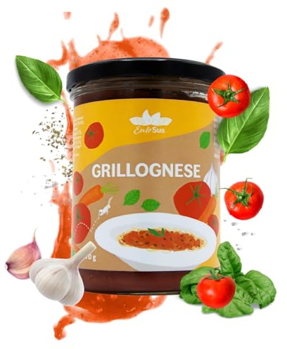EntoSus – Grillognese - hackfleischähnliche Struktur auf Basis von gezüchteten Grillen, 1x Glas = 370g, leckere Alternative zur klassischen Bolognese, nachhaltiger Fleischersatz, essbare Insekten