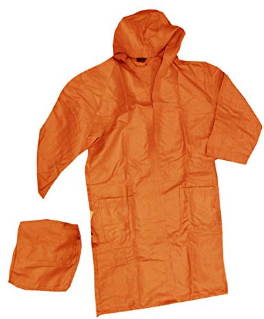 Russo Tessuti Accappatoio Microfibra Salvaspazio con Borsetta Piscina Palestra -Arancione-M