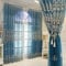 Lsimeru Vintage Blumen Vorhang Wohnzimmer Schlafzimmer Transparent mit Ösen Blau 3D Barock Luxus 2er-Pack Ösenvorhang Gardinen Halbtransparent Ösenschal Dekoschal Gardinenschal,140x245