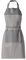 MasterChef Grembiule Cucina Uomo & Donna e Chef, Grigio, Perfetto fur Cucinare, Barbecue, Cinturino Regolabile, Tasche Grande, 100% Cotone, Lavabile in Lavatrice