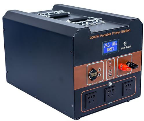 FresQa Source d'alimentation mobile 220 V Batterie extérieure portable de haute capacité Auto-conduite Tour Alimentation d'urgence 2000 W