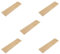 Lot de 5 baguettes en bois de pin pour avion, bateau, bricolage, loisirs créatifs, 10 x 12 mm, triangle droit, 10 x 12 x 300 mm, 5 pièces