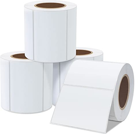 Hylabelest Direct Thermal Labels Address Label for UPC Barcodes White Address Shipping Labels Compatible with Printer Zebra Desktop Printers (White, 4 Rolls, 76×51mm)