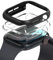 Ringke Slim Kompatibel mit Apple Watch 10 46mm Schutzhülle, [Rahmenschutz] Anti-Kratz Hard-PC Bumper Leichtgewichtige Anti-Gelb Hülle - Clear & Matte Black