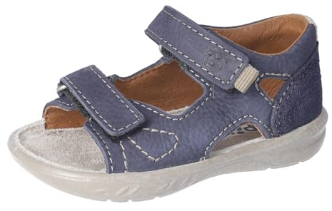RICOSTA Jungen Sandalen CLAAS, Kinder Lauflernschuhe, Weite: MITTEL, offene Schuhe, Strandschuhe, Outdoorsandalen, Klettverschluss, See (170), 27 EU