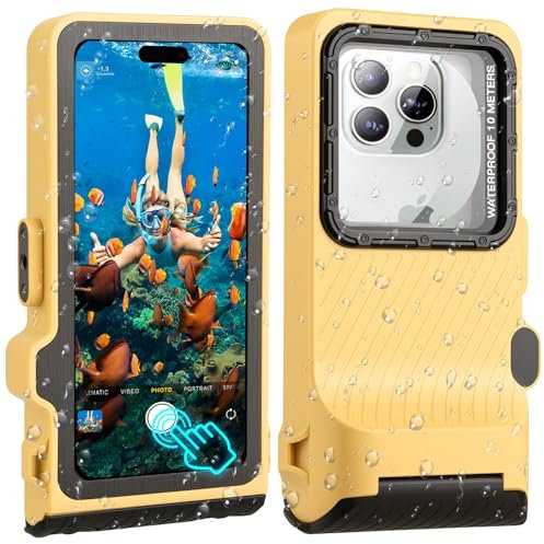 Funda Impermeable móvil Universal Buceo Profesional subacuático Funda para teléfono móvil para iPhone 16e 16 16 Pro 16 Pro MAX 15 Pro 15 Pro MAX 14 14 Pro 14 Pro MAX Samsung s25 S24 S23