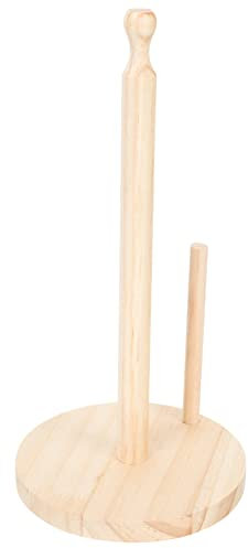Cabilock Porta Asciugamani Di Carta Verticale Legno Con Supporto Organizer Da Tavolo Per Cucina Bagno Ufficio E Bar Materiale Per Uso Duraturo