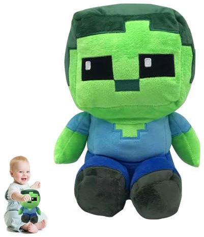 XPJBKC Creeper Plüschtier, 26 cm / 10,2 inch Cartoon Plüschtier, Plüschtier Figuren Stofftier, Kuscheltier Plüschtier Plush, Home Dekor Cartoon Plüsch Spielzeug Gefülltes für Kinde