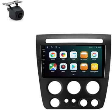 Android 13 2 DIN Radio 9 Pollice Schermo touch per auto per Ford Fiesta Mk 6 2008-2019 con Telecamera Posteriore/Wireless Carplay/BT/FM/navigazione GPS Controllo al volante(6G+128G)