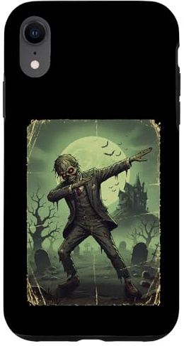 Dabender Zombie in Dark Horror Look Case for iPhone XR
