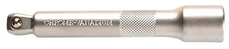 SW-Stahl 05952L Kippverlängerung 1/2 Zoll - 125 mm Verlängerung für Knarre | Winkelverlängerung aus Chrom-Vanadium-Stahl, 15 Grad Schwenkwinkel ohne Gelenk, Maße 22 x 22 mm, Gewicht 0,217 kg