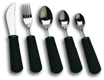 NRS Healthcare Good Grips Weighted Cutlery - Set of 5