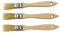 POL-Brush 3 Pinceaux à Peinture Professionnel Plat 20 mm - Les Poils naturels de Haute qualité - Pinceaux Polyvalent - Lot de 3 Pinceaux - Taille 20 mm