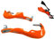 Orange Universelles Motorrad Aluminium Einsatz/Plastik Handschutz - 7/8 (22mm)