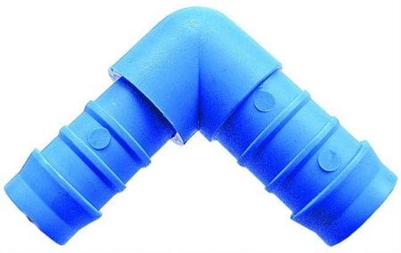 5mm - 4mm PLASTIC ELBOW BARBED REDUCER CONNECTOR FUEL HOSE JOINER PIPE JOINER
