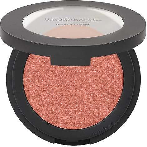 Bare Mínerals Minerals Gen Nude Powder Blush Rouge, Peachy Keen, 30 g