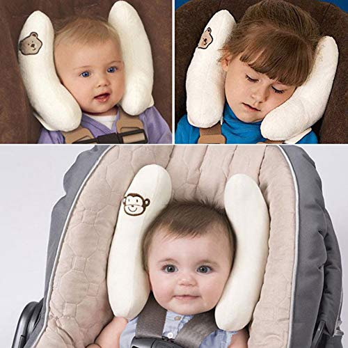 StoHua Adjustable Infants and Baby Neck Head Support,U-Shape Children Travel Pillow Cushion for Car Seat,Offers Protection Safety for Kids