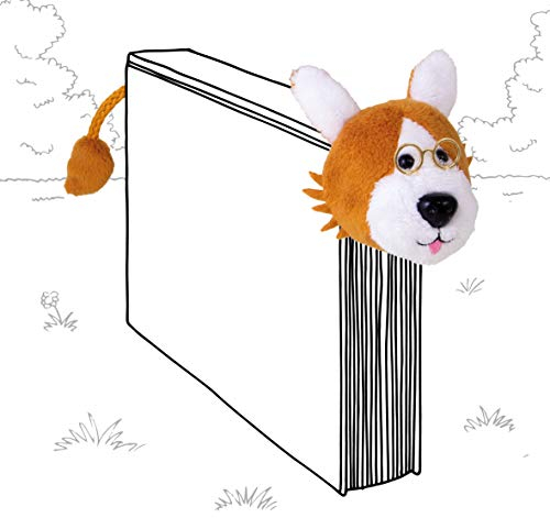 IF Lesezeichen - Corgi, 6 Stück, Braun, Polyester, Buchmarken