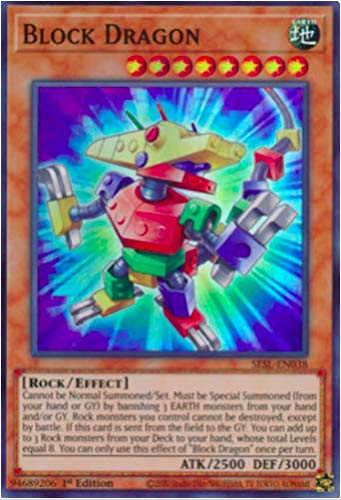 Block Dragon - SESL-EN038 - Super Rare - 1. Auflage