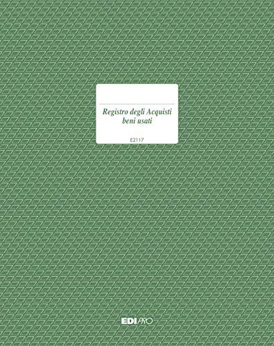 EDIPRO E2117 - Registro de compras (23 páginas numeradas, 31 x 24,5 cm)