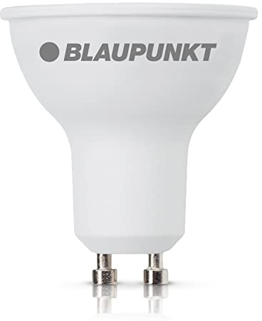 Blaupunkt LED GU10 Birne – Strahler – Reflektor – Tageslichtbeleuchtung – 5W – Ersatz für 50W – Naturweiß 4000K – Led Lampen – 475 Lm – Energie- und Kostensparendes Licht – Spotlight – Einzelpackung