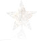 Amosfun Light up Christmas Tree Star LED Star Tree Topper Tree Top Sparkling Treetop for Holiday Xmas Seasonal Party Decoration White