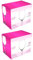 Tradineur - Pack de 12 Copas - Modelo Fame - Capacidad: 395 ml - Ideal para Vino - Aptas para lavavajillas - Tamaño Aprox: Ø 6,7 x 21 cm