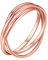 Grosse Bague Multi Anneaux Or Rose de Pouce Femme 67 Argent 925,Anneau pour Hommes,Enfant Fille,Épaisseur 1.5mm,Bijoux Cadeau Anniversaire Femmes,Couples,Filles