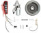Kit di avviamento elettrico per volano di avviamento, interruttore a chiave con corona dentata, compatibile per Honda GX390 13 CV GX340 11 CV