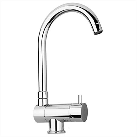 Rubinetto Miscelatore 3 Vie Cucina con Canna Abbattibile Sottofinestra Sportelli