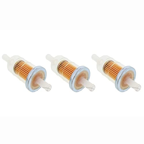 UK-Motors Benzinfilter 3er Pack 9mm für Kawasaki VN15 ZX10 ZX9R ZXR ZZR KFX700 Yamaha YZFR1 YZF