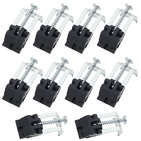EMSea 10 clips de fregadero de montaje inferior, clips de fregadero de cocina, clips de reparación de instalación, clips de sujeción para cocina, baño, ducha