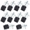 EMSea 10 clips de fregadero de montaje inferior, clips de fregadero de cocina, clips de reparación de instalación, clips de sujeción para cocina, baño, ducha