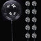 Transparent Ballon, Klar Rund Luftballon, Blase Transparent Luftballons, Bobo Ballons, Bobo Luftballon, 10 Stück (Ca. 45 cm Durchmesser Nach Dem Aufblasen)