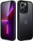 JETech Matte Case for iPhone 13 Pro 6.1-Inch, Shockproof Military Grade Drop Protection, Frosted Translucent Back Phone Cover, Anti-Fingerprint (Black)