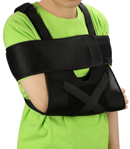 supregear Tutore Spalla e Braccio, Spalla Immobilizzatore, Regolabile Fascia Braccio Rotto Per Polso Rotto, Gomito, Braccio, Spalla Lussata, Si Adatta Bambini, Adolescente, Donne Magre