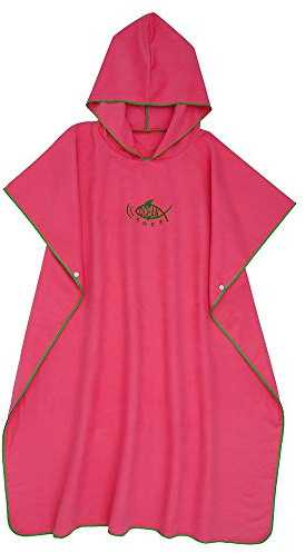 Retrok Surf Poncho Mikrofaser übergroß, 110x90cm Schnelltrocknend Ultraleicht Badeponcho Damen Herren mit Kapuze, Umziehhilfe Strand Für Erwachsene Jugendliche Handtuch Poncho Maschinenwaschbar
