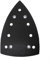 Placa de respaldo para lijadora, 148 x 98 mm, sin polvo, disco de repuesto compatible con Festool DTS 400 REQ