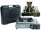 DWD ® Camping Stove 2.5KW with Windshield Grey with Top Heater Attachment Mini Stove Top - Intensifies the heating effect Dual use Cooking Heating Operates with Butane Gas Stove Case included