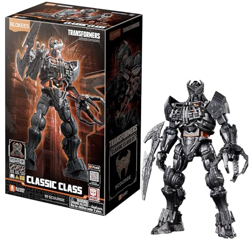 BLOKEES Transformers Figures - Classic Class Scourge Action Figure - Transformers Toys, Superhero Toys, Building Model Kit for Kids and Adults