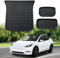 ECOZEN für Tesla Model Y 2021-2024 3D kofferraumwanne, rutschfeste Schutzmatte, Allwetter Kofferraummatte, Hohe Passform, wasserdicht und verschleißfest Model Y Zubehör 2021 2022 2023 2024